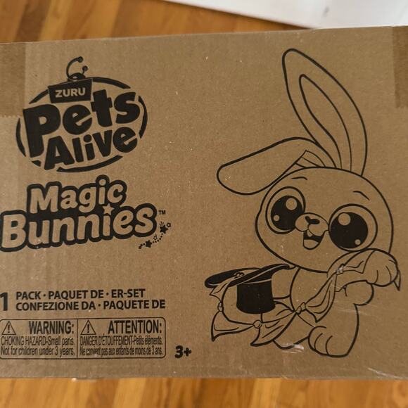 Pets Alive Magic Bunnies (Pearl)ZURU Electronic Plush Surprise Magic Toy NEW - Picture 4 of 4